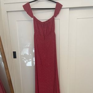 Flynn Skye Red Polka Dot Maxi Dress